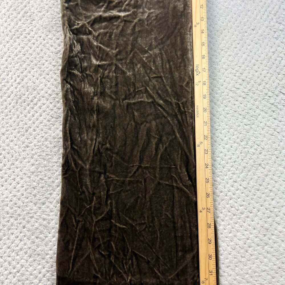 Fabiana Filippi Crushed Velvet Trouser Silk Blend Champagne Quiet Luxury Sz 44 - Picture 12 of 13